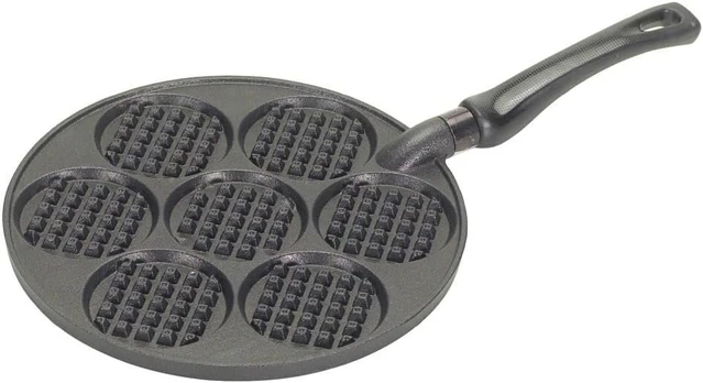 Nordic Ware Sidabrinis Dollar vaflių keptuvė, pilka