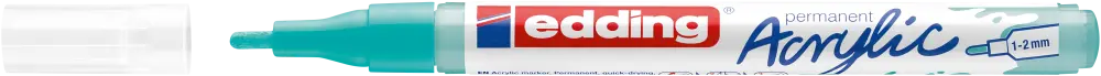 Akrilinis žymeklis edding 5300, turkio mėlynos spalvos