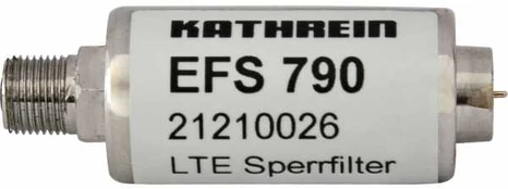 Kathrein EFS 790, 75 O, 0.822 - 1 GHz, Silver, F/F