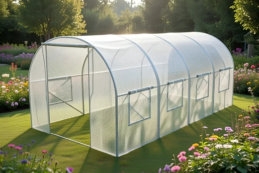 AW-Tools AWTOOLS SODO ŠILTNAMIS TUNELIS Baltas 3×4,5x2m