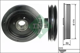 INA 544 0107 10 Crank pulley
