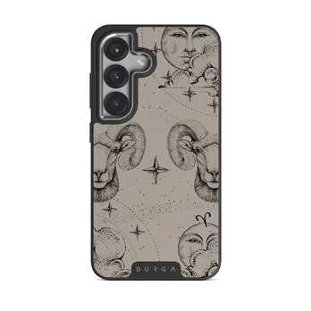 Aries - Samsung Galaxy S25 Case, Elite Dark (Magnetic) / Silver / Nude