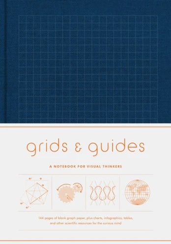Grids & Guides (Navy) Notebook