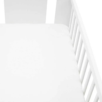 Džersio lovelės paklodė New Baby 120x60 balta