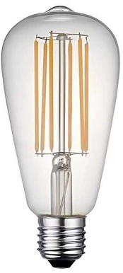 Bona Electrica LED gijimo lemputė E27 ST64 8W 3000K