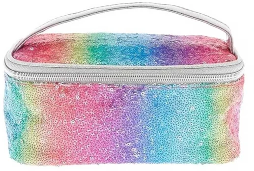 Bags Unlimited, Sequin, GWP Textile Pouch, Rainbow