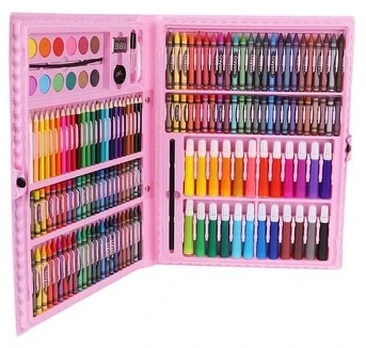 Spalvinimo rinkinys Drawing Set, vienpusiai, 168 vnt.