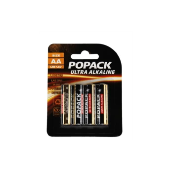 Popack AA (LR6) elementai / baterijos, 4vnt.