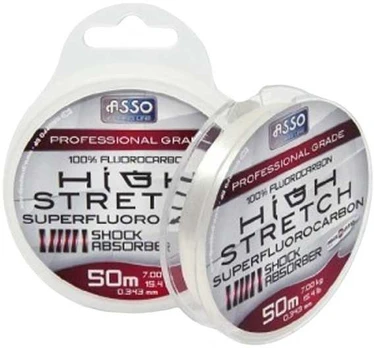 Valas pavadėliams Asso High Stretch Superfluorocarbon 50m
