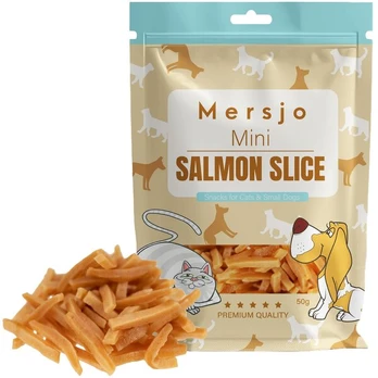 Mersjo mini lašišos griežinėliai, 50g