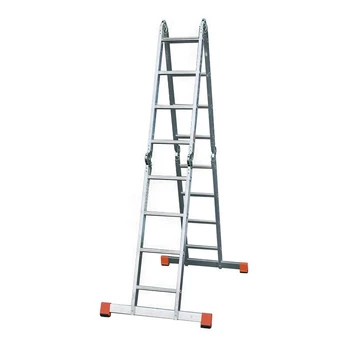 Kopėčios KRAUSE Multimatic, universalios lankstinės 4x4, darbinis aukštis - 550 cm
