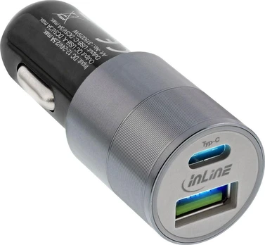 Įkroviklis InLine 1x USB-A 1x USB-C 2.5 A (31502S)