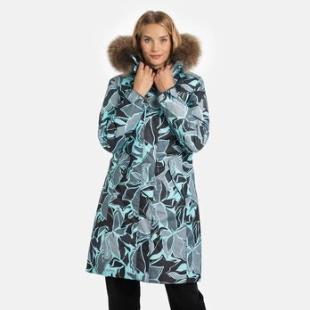 Huppa Moteriškas žieminis paltas VIENNA 1, ice blue pattern