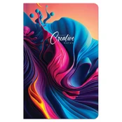 Užrašų knygutė A6 96lap 70g lang CREATIVE kaina