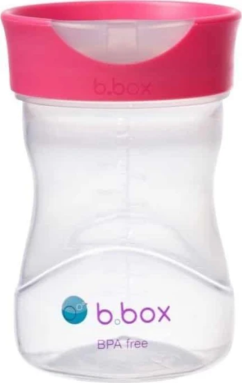 „B.Box Training Cup“, skirtas mokytis gerti, 240 ml Raspberry B.Box