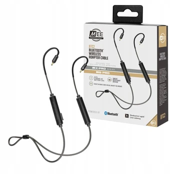 Mee audio btc-2 (btc2) bluetooth adapteris ausinėms su mikrofonu ir valdikliu