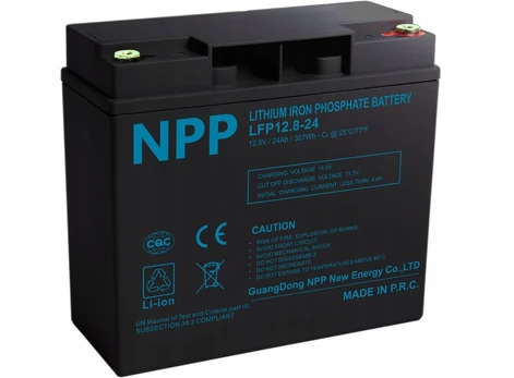 NPP Lfp Lifepo4 akumuliatorius 12,8v 24ah T12
