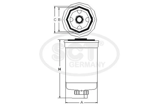 Kuro filtras SCT - MANNOL ST6082