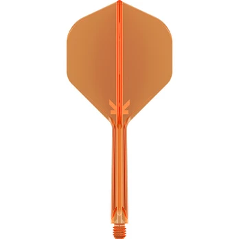 Target K-flex No2 oranžiniai medium shaftai su plunksnomis