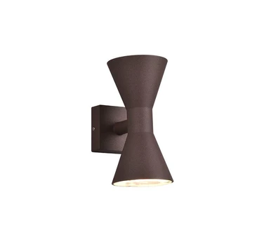 Trio-Lighting OUTDOOR Ardas 2-pc GU10 rustic sienas lampa