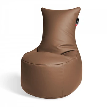Sėdmaišis Qubo™ Muff, dirbtinė oda, rudas