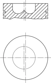 stūmoklis MAHLE 439 14 00