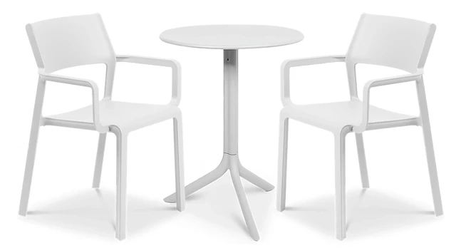 Lauko baldų komplektas TRILL/SPRITZ 2+1, Bianco