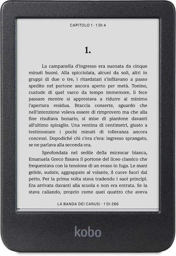 Kobo Clara BW 6 -e-kirjojen lukulaite, musta