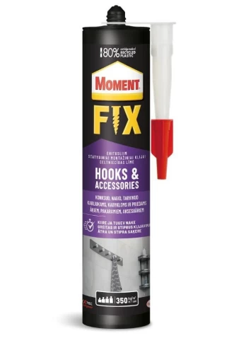 Klijai montažiniai Moment Fix Hooks & Accessories, 0.44 kg