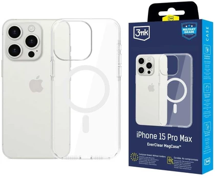 Dėklas 3MK EverClear MagCase do Apple iPhone 15 Pro Max