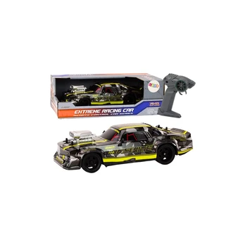 Lean Toys RC Remote Control Car 1:16 Rubber Wheels Drift Juodas