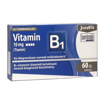 JutaVit Vitaminas B1 10 mg (Tiaminas), 60 tablečių
