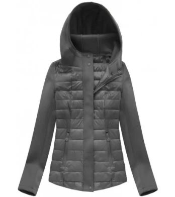 NEOPRENE QUILTED JACKET GRAPHITE (B1062-30) striukė