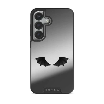 Wingspan - Samsung Galaxy S25 Plus Case, Elite Mirror Dark (Magnetic) / Silver