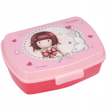 Stor Gorjuss Santoro "lunchbox" 16cm - Rožinis, Sandarus