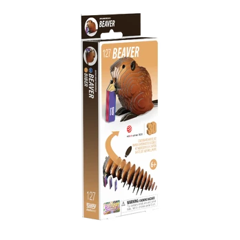 EUGY 3D kartoninis modelis „Bebras“