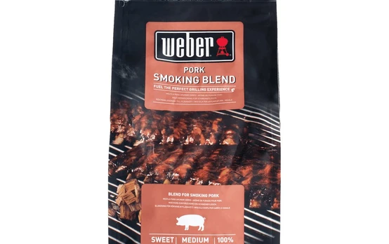 Rūkymo drožlės WEBER, kiaulienai, 700g