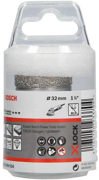 Grąžtas Bosch X-LOCK Ceramic Dry Speed 32 x 35 mm