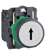 Schneider Electric XB5, Button, Baltas, XB5, IP66, IK03, Class II