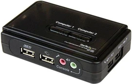 StarTech 2 PORT USB KVM SWITCH W/ AUDIO/IN kaina