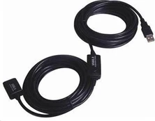PremiumCord USB-A – USB-A USB laidas 20 m Juodas (2960103209952)