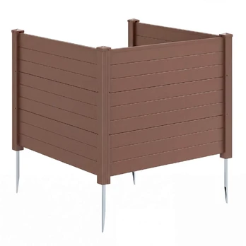 Tvoros sistema, 3 paneliai, Ruda, 48 × 38 × 3 col