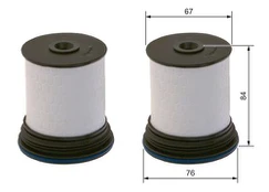Kuro filtras BOSCH F026402360 kaina