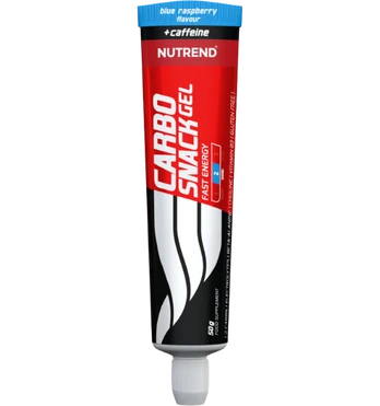 Nutrend CARBOSNACK GEL, Blue Raspberry with Caffeine, 50 g