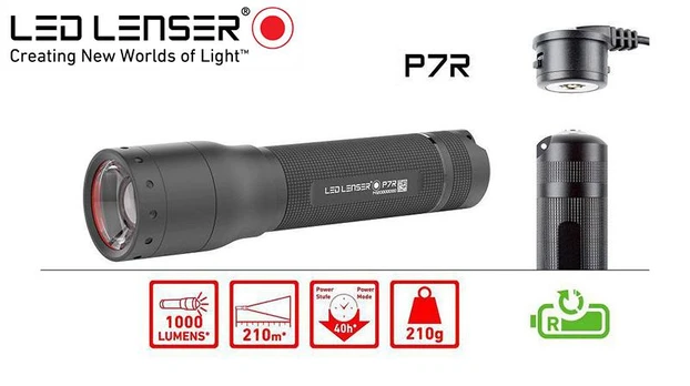 Žibintuvėlis LED LENSER Lenser P7R .