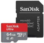 64GB 100Mb/s Micro SD atminties kortelė SanDisk Ultra 667x