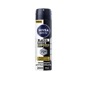 MEN BLACK & WHITE INVISIBLE epic night spray 200 ml kaina