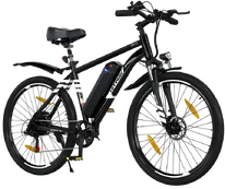 Elektrinis dviratis Hitway BK15, 26", 250W, juodas