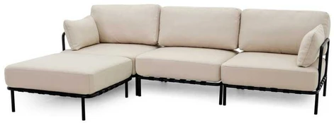 Sofa Sitsit Sofos modulis, Salve, 156x234x78 cm, Bežinė