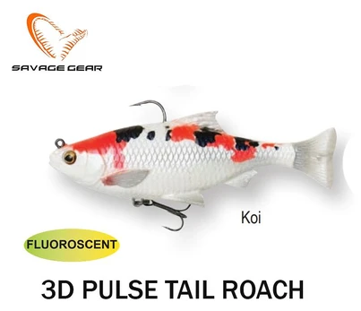 Guminukas Savage Gear 3D Pulse Tail Koi 12 cm
